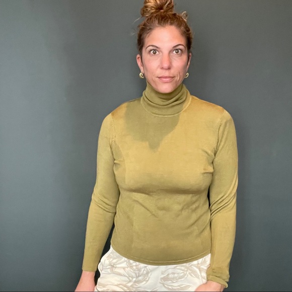 Vintage 1990’s Carlisle Green Long Sleeve Top - Picture 2 of 14
